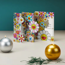 Load image into Gallery viewer, Takashi Murakami Christmas Flowers Holiday Cards - Set of 12