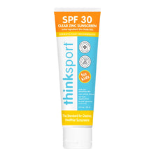 Load image into Gallery viewer, Thinksport Kids Clear Zinc Sunscreen SPF 30, 3 fl oz