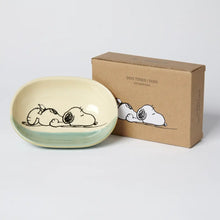 Load image into Gallery viewer, Peanuts Stoneware Dish Dog Tired
