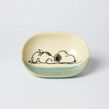 Load image into Gallery viewer, Peanuts Stoneware Dish Dog Tired