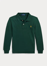 Load image into Gallery viewer, Cotton Mesh Long-Sleeve Polo Shirt (2T-7)