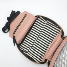 Load image into Gallery viewer, FOLDING/HANGING TOILETRY CASE, PINK/BLUSH