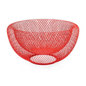 Wire Mesh Bowls-Red