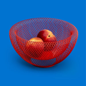 Wire Mesh Bowls-Red