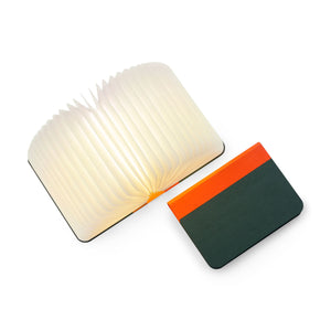 Lumio Book Lamp (Orange/Green)