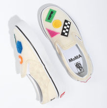 Load image into Gallery viewer, Kids&#39; MoMA and Vans Classic Slip-On Sneakers