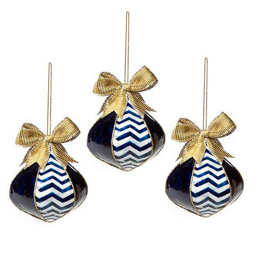 Royal Capiz Onion Ornaments - Set of 3