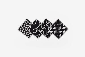 Bitmap Textiles by SUSAN KARE (black/white)