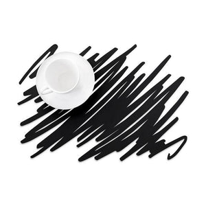 MOMA Placemat-Black Scratch(set of 2)