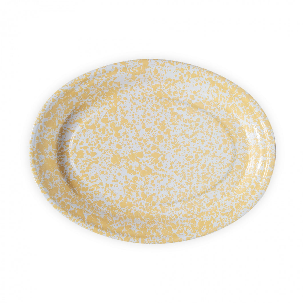Splatter Oval Platter