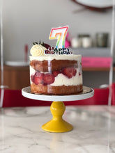 Load image into Gallery viewer, CAKE STAND SMALL (YELLOW, GREEN)