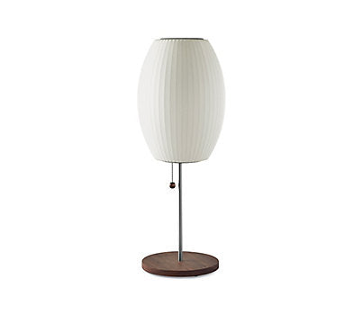BUBBLE LAMP Lotus Wood Table Lamp-Cigar
