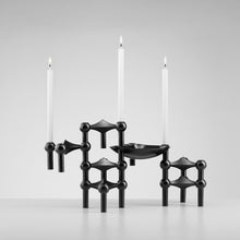 Load image into Gallery viewer, STOFF NAGEL CANDLE HOLDER, BLACK
