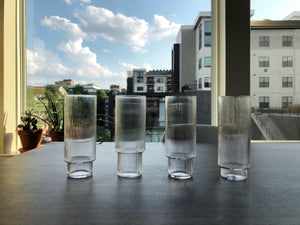 Ripple Long Drink Glasses (Set of 4)